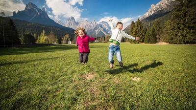 Hiking in Summer in the Dolomites