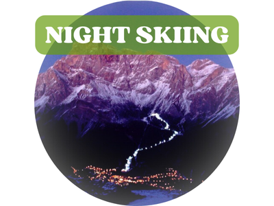 Skiing at Night