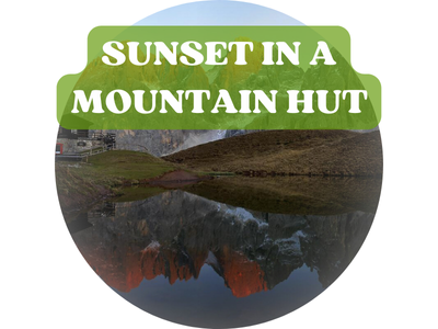 Sunset at Baita Segantini