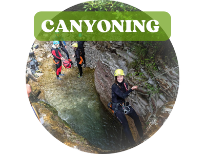 Canyoning in Val Noana