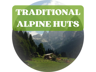 Typical mountain huts of Primiero